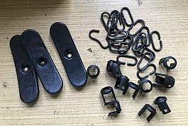 Díly kování pevné pažby Sa vz.58