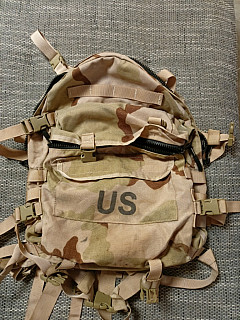 US Army batoh assault pack 3 desert pouštní 