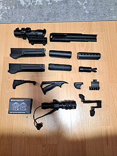 Airsoft doplnky (optika, predpažbia, gripy...)
