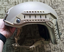 Balistrická kevlarová přilba písková