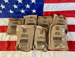 Vojenské Jídlo MRE - USA Case/ Bedna A nebo B- NOVÉ BALENÍ