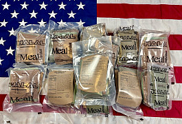 Vojenská jídla HALAL US MRE - náhodný výběr