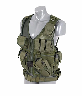 Taktická vesta modulární - Olive