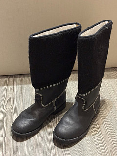 Koženofilc holinky vel. 42