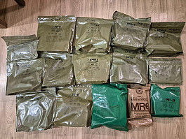 Balené potravinové dávky + MRE - 15ks