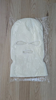 AČR zimní bílá kukla