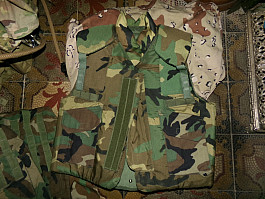 US Army PASGT WDL Woodland Vesta BODY ARMOR FRAGMENTATION  PROTECTIVE VEST U.S.