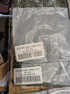 Letní TERMO prádlo komplet AČR -94 -0100