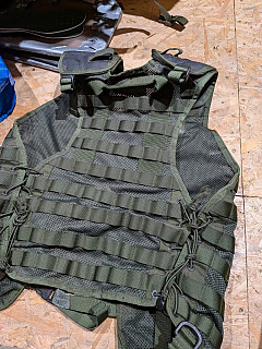 Taktická vesta Molle Holandsko oliv originál