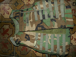 US Army WDL WOODLAND vesta IBA molle II Interceptor body armor