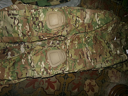 US Army COMBAT PANT CRYE nákoleníky Kalhoty Flame resistant OCP MC Made USA