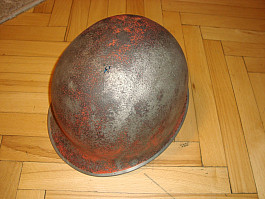 US WW2 helma plech první model