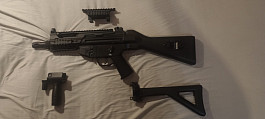 MP5k PDW od JG (jediná v ČR s adaptérem na pažby z MP5)