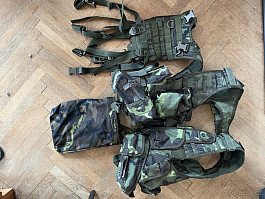AČR vz.95 taktická / výsadkařská vesta + slaňovací vesta