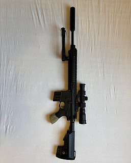 Airsoft puška CM.612, M4 UX, Nylon - Black [CYMA] + vybavení