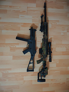 Prodám airsoft ump a sniper MB4411D