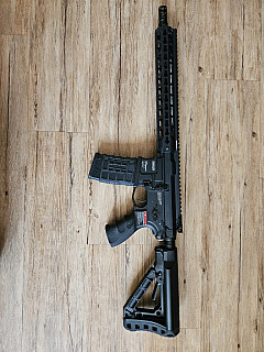 Prodám airsoftovou zbraň G&G GC16 Warthog 12``