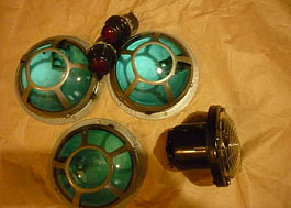 Lampy, lampy, stropní lampy pro staré tanky.