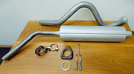 Gaz 69 - výfukový systém 