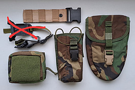 US MOLLE GWOT WOODLAND PRC-148 MBITR