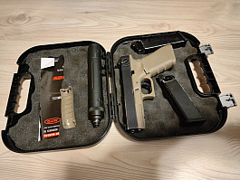 WE Glock 18C full auto 2 zásobníky