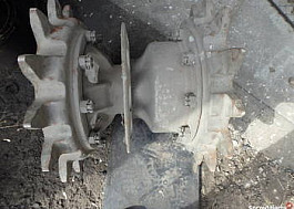 Tank T-55.AM Newa S-125, WZT-2 BLG-67M 613.44.22. Podvozek Housenky