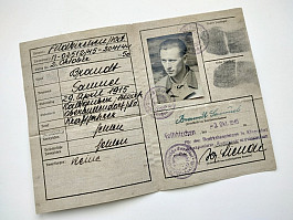 Německá legitimace Kennkarte 1945