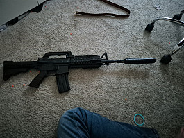 Manuální airsoft m4