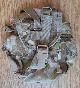US MOLLE II 1 Quart Canteen / General Purpose Pouch, sumka multicam, použitá