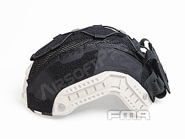 Hybridný poťah na helmu Maritime - Čierny