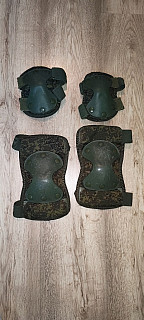 Ratnik set chráničů, mírné opotřebení z airsoftu