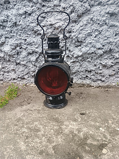 Lampa petrolejka vlaková stará