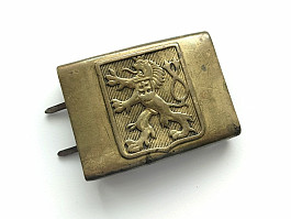 Originál prvorepubliková přezka na opasek 1. typ (očko)