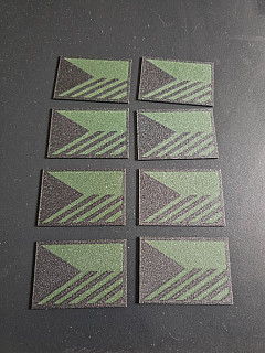 Plastové CZ "nášivky"