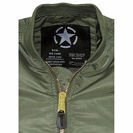 Bunda pilotní MFH Airforce MA1 - olivová