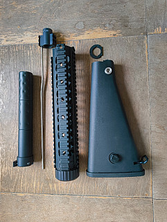 SR 25 tlumič gasblock předpažbí pažba