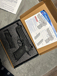 Airsoft pistole SR92 (Beretta) – NOVÁ, /GAS