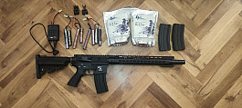 Airsoftová zbraň M4 MOTS 14,5" MUR celokov - černá (EC-824)