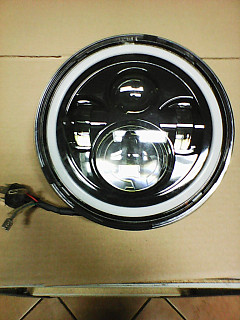 LED svetlá 178mm  okrúhle homologizované 2ks