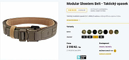 Modular Shooters Belt - Taktický opasek RG vel. L Combat Systems