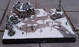 Diorama bitvy v Ardenách 1944 1/72