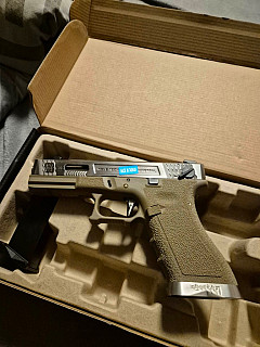 Airsoft pistole WE Glock 18C Gen4 GBB – , nová