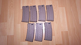 Zásobníky na 120 ran typu HEX pro M4/M16 - TAN