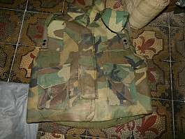 US Army PASGT WDL Woodland Vesta BODY ARMOR FRAGMENTATION PROTECTIVE VEST U.S.
