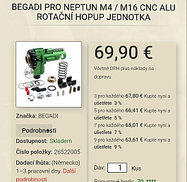 Hop up komora Begadi Neptun