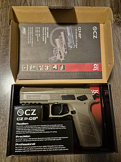 ASG CZ P-09 DT FDE CO2 Blowback 4,5mm – nová, pouze rozbalená