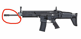 Scar L vnější hlaveň 