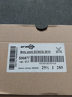 Boty AČR polní vz.2010 ECWCS goretex 29,5/285, NOVÉ