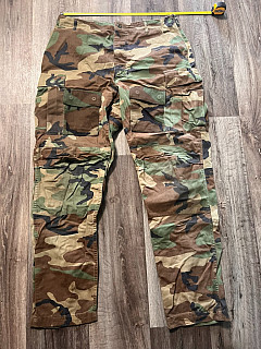 Woodland mod pants large long cotton