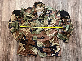 US BDU Raid woodland rip-stop bluse Large long